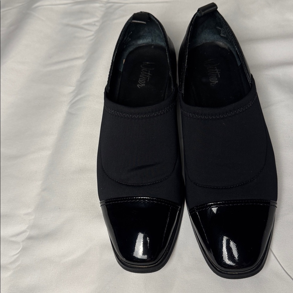 Wittner Black Patent Loafers